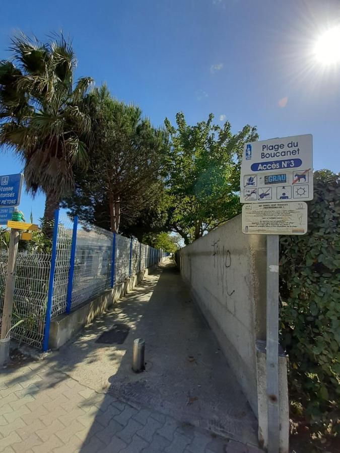 T2-3 Cabine Les Yuccas 200 M Plage Du Boucanet Rive Droite Grau Du Roi Ideal 2-4 Pers لو غراو دو روا المظهر الخارجي الصورة
