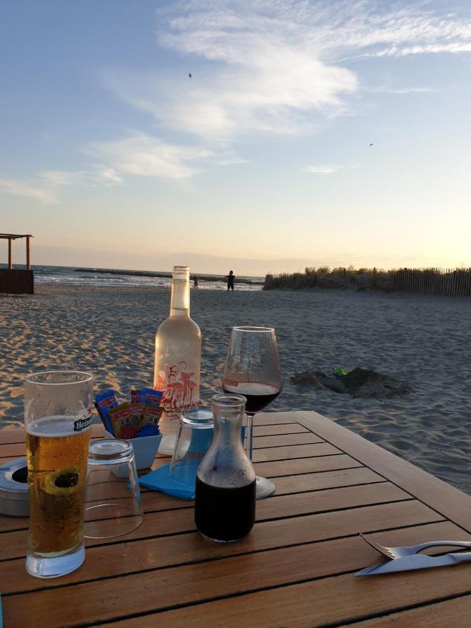 T2-3 Cabine Les Yuccas 200 M Plage Du Boucanet Rive Droite Grau Du Roi Ideal 2-4 Pers لو غراو دو روا المظهر الخارجي الصورة